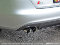 Audi S4 3.0T Touring Edition Exhaust - Chrome Silver Tips (90mm) AWE Tuning