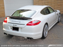 Panamera Turbo Performance Exhaust System Track Edition Polished Silver Tips AWE Tuning