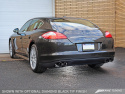 Porsche Panamera S/4S Touring Edition Exhaust System - Polished Silver Tips AWE Tuning