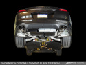 Porsche Panamera S/4S Touring Edition Exhaust System - Polished Silver Tips AWE Tuning