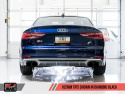 Audi B9 S5 Coupe 3.0T Track Edition Exhaust - Diamond Black Tips (102mm) AWE Tuning