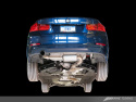 BMW F30 320i Touring Edition Exhaust + Performance Mid Pipe, Single Side -- Diamond Black Tip (102mm) AWE Tuning