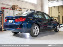 BMW F30 320i Touring Edition Exhaust + Performance Mid Pipe, Single Side -- Diamond Black Tip (102mm) AWE Tuning
