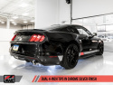 S550 Mustang GT 15-17 Cat-back Exhaust - Touring Edition (Chrome Silver Tips) AWE Tuning