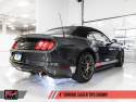 S550 Mustang EcoBoost Axle-back Exhaust - Touring Edition (Chrome Silver Tips) AWE Tuning