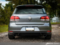 Mk6 GTI Performance Catback - Diamond Black Round Tips AWE Tuning