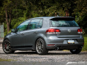 Mk6 GTI Performance Catback - Diamond Black Round Tips AWE Tuning
