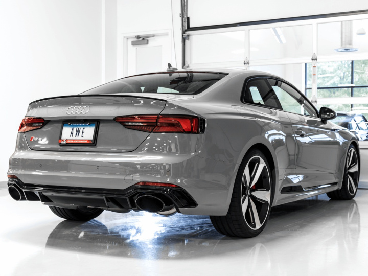 Audi RS5 B9 Coupe & Sportback 2.9TT Catback Exhaust Track / Touring Non-Resonated AWE Tuning (Touring Edition (Resonated), Coupe) in the group Select car model / Audi / A5 - S5 - RS5 (F5) 2016+ / Tuning at DDESIGN Scandinavia AB (awe3015-33108)