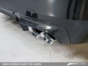 BMW F10 M5 Touring Edition Axle Back Exhaust, Chrome Silver Tips AWE Tuning