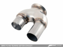 BMW F10 M5 Touring Edition Axle Back Exhaust, Chrome Silver Tips AWE Tuning