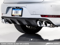 Porsche Macan Touring Edition Exhaust System - Chrome Silver 102mm Tips AWE Tuning