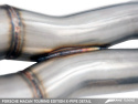 Porsche Macan Touring Edition Exhaust System - Chrome Silver 102mm Tips AWE Tuning