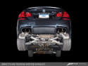 BMW F10 M5 Touring Edition Axle Back Exhaust, Diamond Black Tips AWE Tuning