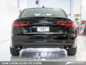Audi C7.5 A6 3.0T Touring Edition Exhaust - Quad Outlet, Diamond Black Tips AWE Tuning