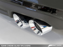 Audi C7.5 A6 3.0T Touring Edition Exhaust - Quad Outlet, Diamond Black Tips AWE Tuning