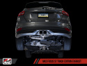 Ford Focus ST Track Edition Cat-back Exhaust - Diamond BlackTips AWE Tuning