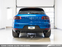 Porsche Macan Track Edition Exhaust System - Chrome Silver 102mm Tips AWE Tuning