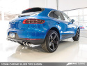 Porsche Macan Track Edition Exhaust System - Chrome Silver 102mm Tips AWE Tuning