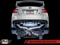 WRX STi 15+ Catback Track / Touring Edition AWE Tuning (Polished, Track Edition)