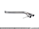 Porsche Macan Track Edition Exhaust System - Diamond Black 102mm Tips AWE Tuning