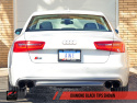 Audi S6 4.0T Track Edition Exhaust - Diamond Black Tips AWE Tuning