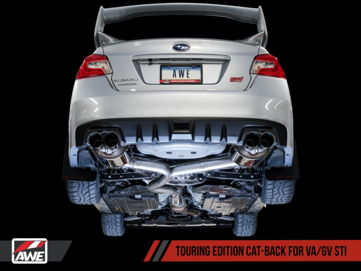 WRX STi 15+ Catback Track / Touring Edition AWE Tuning (Black, Track Edition) in the group Select car model / Subaru / WRX STI 15-21 / Tuning / Exhaust / Catbacks & Axlebacks at DDESIGN Scandinavia AB (awe3020-43066)