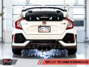 Civic Type-R FK8 Catback Touring / Track Edition AWE Tuning (Polished, Track Edition)