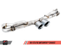 Porsche 991 GT3 / RS SwitchPath Exhaust -- Chrome Silver Tips AWE Tuning