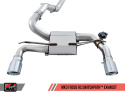 Ford Focus RS SwitchPath? Cat-back Exhaust - Chrome Silver Tips AWE Tuning