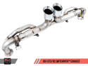 Porsche 991 GT3 / RS SwitchPath Exhaust -- Diamond Black Tips AWE Tuning