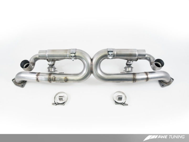 Porsche 991 SwitchPath Exhaust, for PSE cars Diamond Black Tips AWE Tuning in the group Select car model / Porsche / 991 13-17 / Tuning at DDESIGN Scandinavia AB (awe3025-43012)