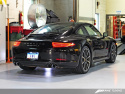 Porsche 991 SwitchPath Exhaust, for Non-PSE cars  Diamond Black Tips AWE Tuning