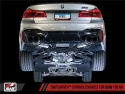 BMW M5 F90 18-19 Catback SwitchPath Exhaust -- Diamond Black Tips AWE Tuning