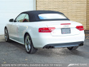 S5 B8/8.5 Cabrio Touring Edition Exhaust System AWE Tuning (Black, Odämpade Downpipes)