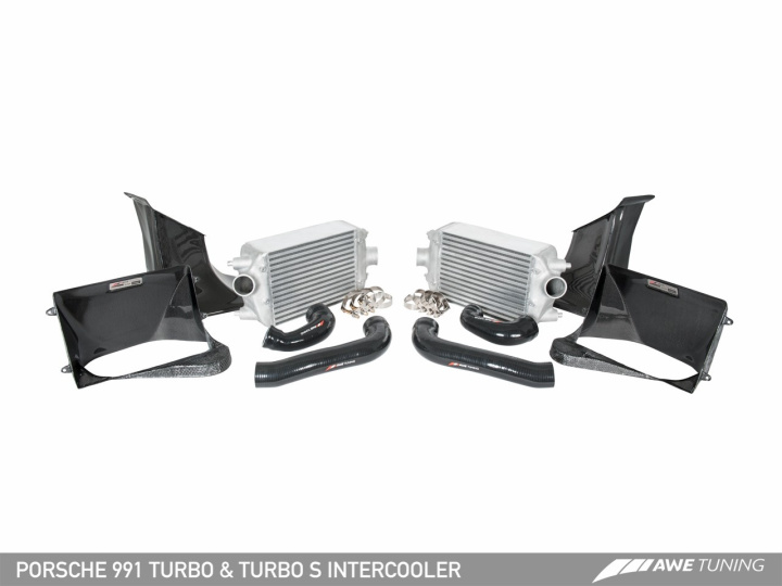 Porsche 991TT Performance Intercooler Kit AWE Tuning in the group Select car model / Porsche / 991 13-17 / Tuning at DDESIGN Scandinavia AB (awe4510-11050)