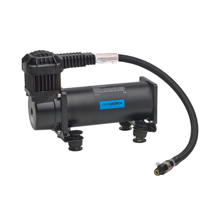 Airworx Suspension NXT-4 Black CE Air Suspension Compressor in the group Universal products / Chassis / Air Suspension / Parts for air suspension / Compressors for air suspension at DDESIGN Scandinavia AB (awx50450)