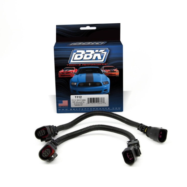 BBK 11-14 Mustang GT Front O2 Sensor Wire Harness Extensions 12 (pair) in the group Select car model / Ford / Mustang 05-14 / Tuning at DDESIGN Scandinavia AB (bbk1112)