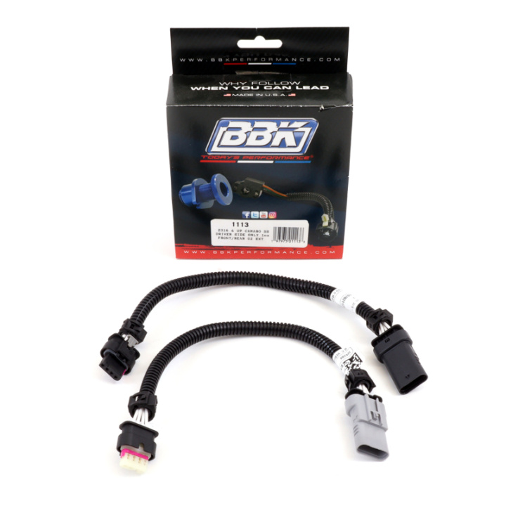 BBK 16-20 Chevrolet Camaro 6.2L SS O2 Sensor Extensions (AUTO ONLY Drivers Side 1 Front & 1 Rear) in the group Select car model / Chevrolet / Camaro Gen.6 15+ / Tuning at DDESIGN Scandinavia AB (bbk1113)