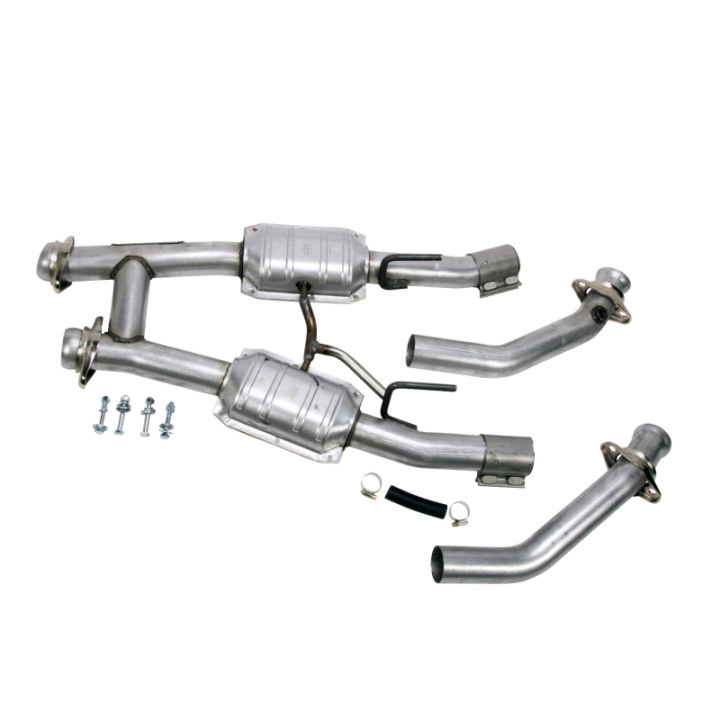 BBK 86-93 Mustang 5.0 High Flow H Pipe With Catalytic Converters - 2-1/2 in the group Select car model at DDESIGN Scandinavia AB (bbk1521)