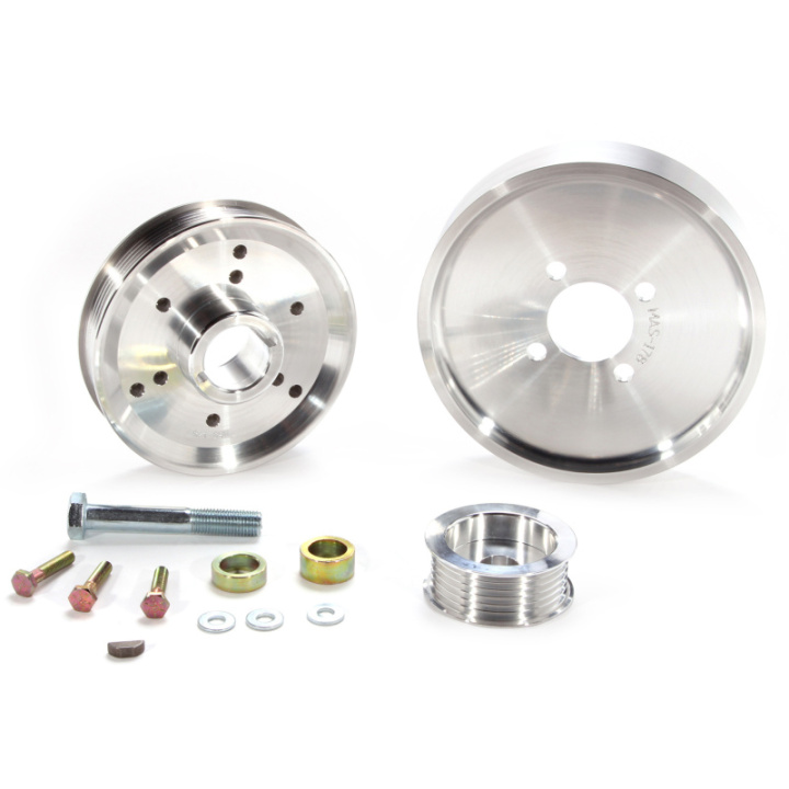 BBK 02-04 Mustang 4.6 GT Underdrive Pulley Kit - Lightweight CNC Billet Aluminum (3pc) in the group Select car model / Ford / Mustang 94-04 / Tuning at DDESIGN Scandinavia AB (bbk1559)