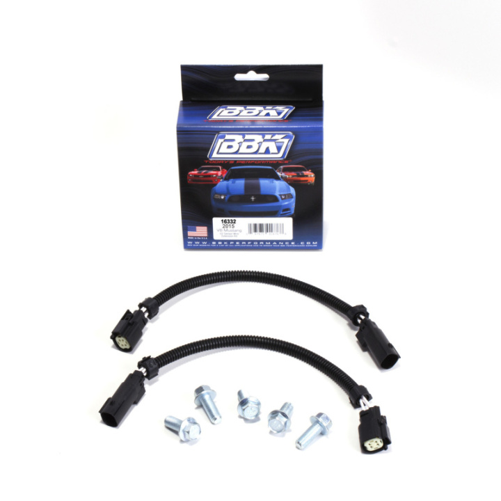 BBK 2015 Mustang GT V6 6-Pin Front O2 Sensor Wire Harness Extensions 12 (pair) And Bolt Kit in the group Select car model / Ford / Mustang 15-17 / Tuning at DDESIGN Scandinavia AB (bbk16332)