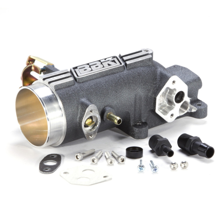 BBK 96-04 Mustang 4.6 GT 78mm Throttle Intake BBK Power Plus Series - Charcoal in the group Select car model / Ford / Mustang 94-04 / Tuning at DDESIGN Scandinavia AB (bbk1780)