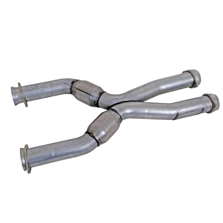 BBK 79-04 Mustang Coyote Swap Short Mid X Pipe w Catalytic Converters 3.0 For BBK Long Tube Headers in the group Select car model / Ford / Mustang 94-04 / Tuning at DDESIGN Scandinavia AB (bbk1786)