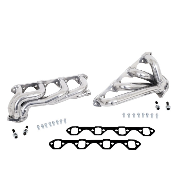 BBK 87-95 Ford F150 Truck 5.8 351 Shorty Unequal Length Exhaust Headers - 1-5/8 Silver Ceramic in the group Select car model / Ford / F-150 48-97 at DDESIGN Scandinavia AB (bbk35110)