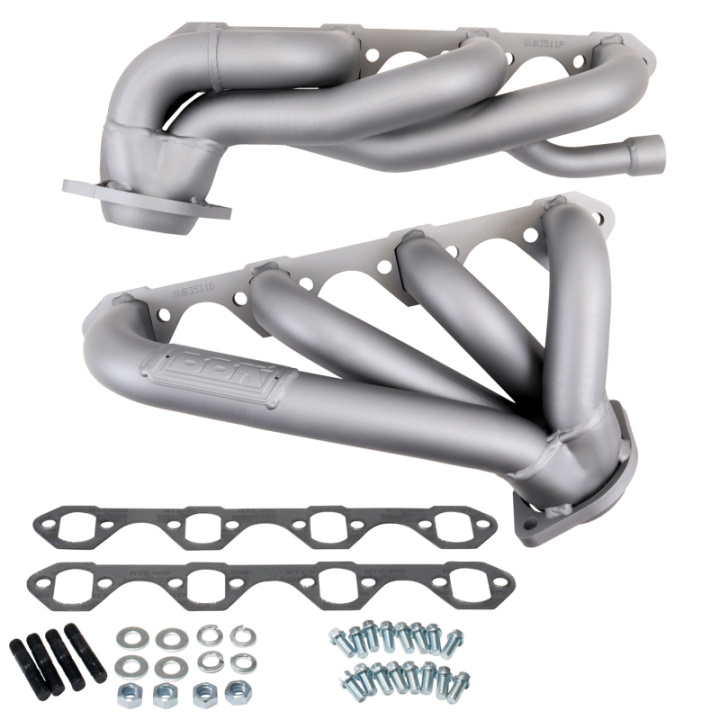 BBK 87-95 Ford F150 Truck 5.8 351 Shorty Unequal Length Exhaust Headers - 1-5/8 Titanium Ceramic in the group Select car model / Ford / F-150 48-97 at DDESIGN Scandinavia AB (bbk3511)