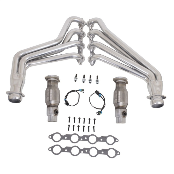 BBK 10-15 Camaro LS3 L99 Long Tube Exhaust Headers With Converters - 1-3/4 Silver Ceramic in the group Select car model / Chevrolet / Camaro Gen.5 10-15 / Tuning at DDESIGN Scandinavia AB (bbk40210)