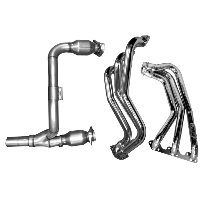 BBK 07-11 Jeep 3.8 V6 Long Tube Exhaust Headers And Y Pipe And Converters - 1-5/8 Ti Ceramic in the group Select car model / Jeep / Wrangler JK 2007-2018 / Tuning at DDESIGN Scandinavia AB (bbk4050)