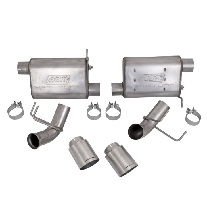 BBK 11-14 Mustang GT VariTune Axle Back Exhaust Kit (Stainless Steel) in the group Select car model / Ford / Mustang 05-14 / Tuning at DDESIGN Scandinavia AB (bbk41015)