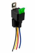 5-Pin Changeover Relay 30A with Fuse & Relay Socket Bahnmeister