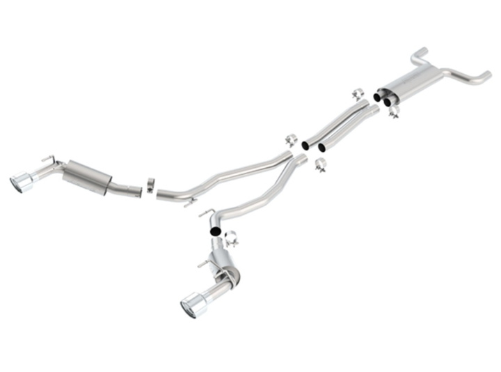 Camaro SS 2010-2013 Cat-Back Exhaust System EC-Type Approved S-Type Borla in the group Select car model / Chevrolet / Camaro Gen.5 10-15 / Tuning / Exhaust at DDESIGN Scandinavia AB (bor1014031)
